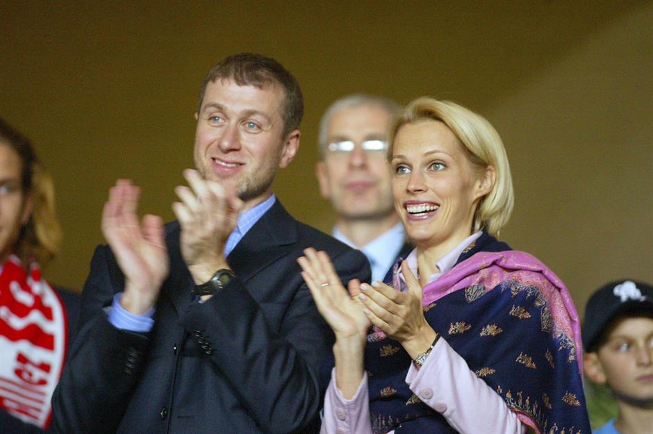 Roman and Irina Abramovich: $300 million (£153m)