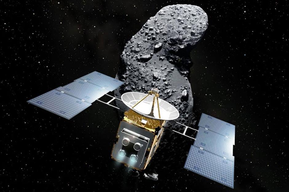 Japan's asteroid and moon exploration 