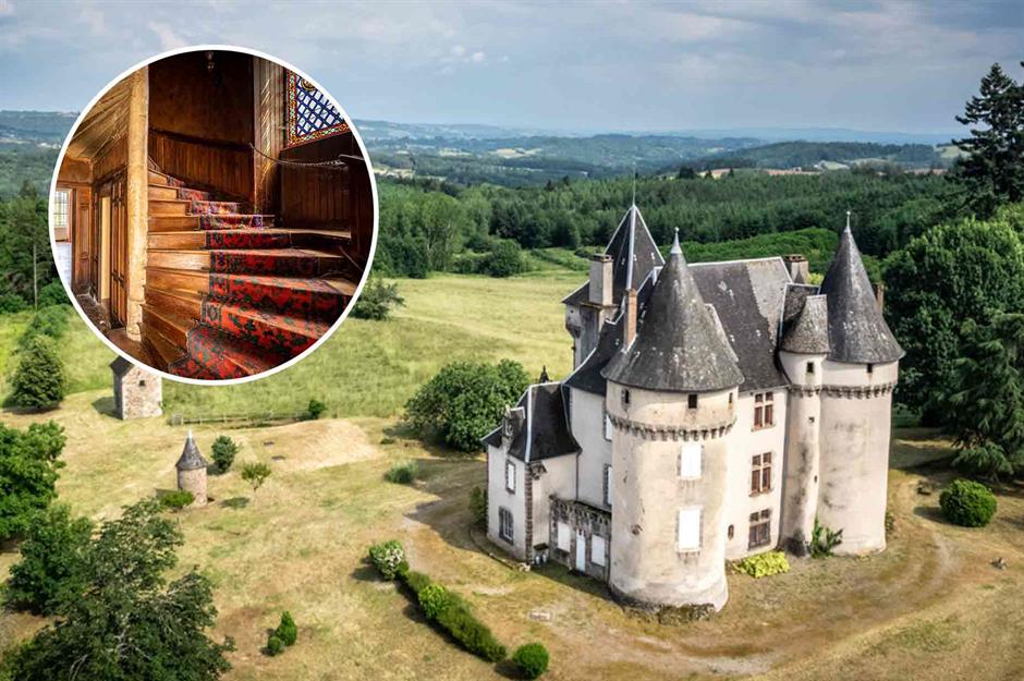 This beautiful abandoned castle for sale is filled with secrets