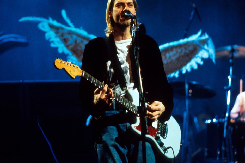 10. Kurt Cobain’s ‘Skystang 1’ 1993 Fender Mustang: $1.6 million (£1.2m)