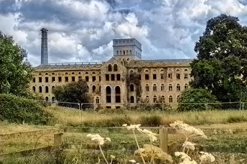Mills, mines, and power plants that stand empty today