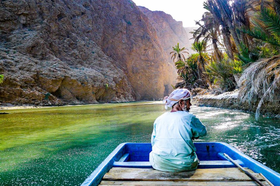 Wadi Shab, near Muscat, Oman
