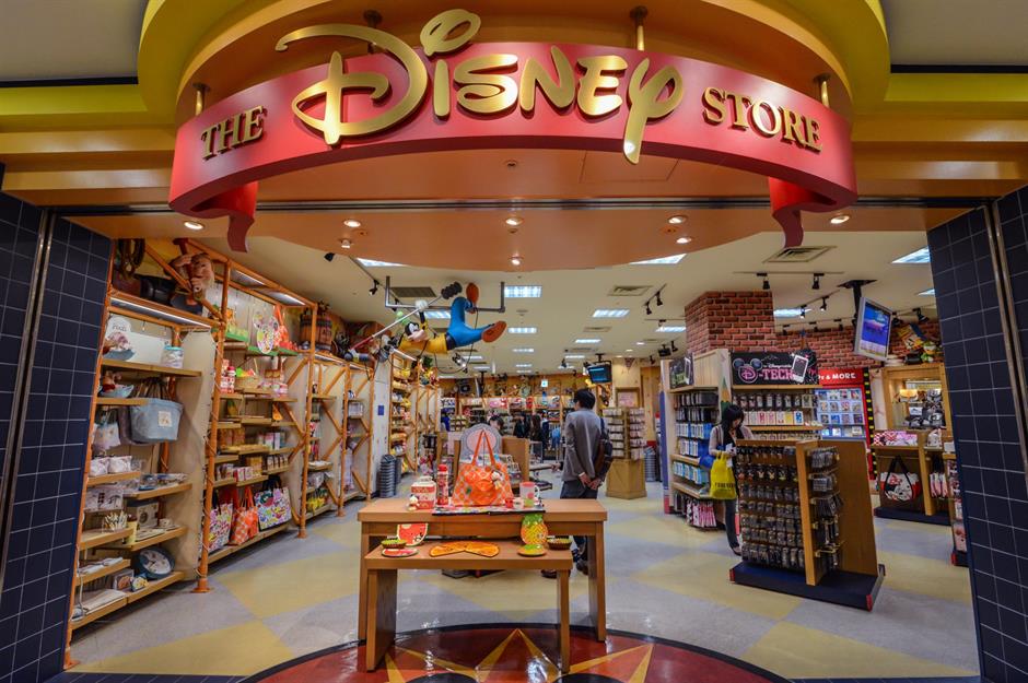 Disney: 119 stores 