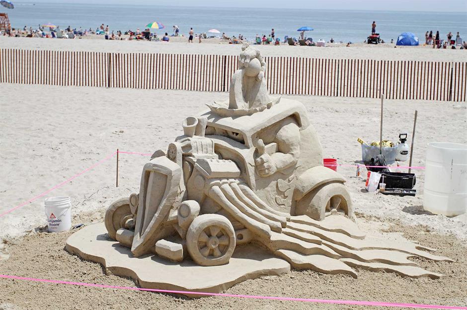 Here are winning sand sculptures at 2022 Hampton Beach Classic