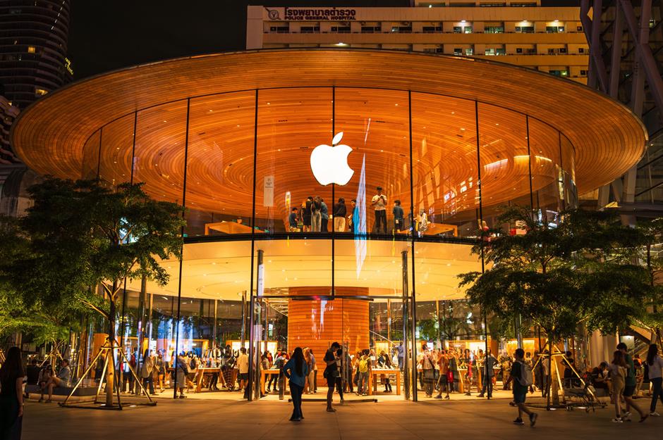 14. Apple, marge nette : 25,31 %