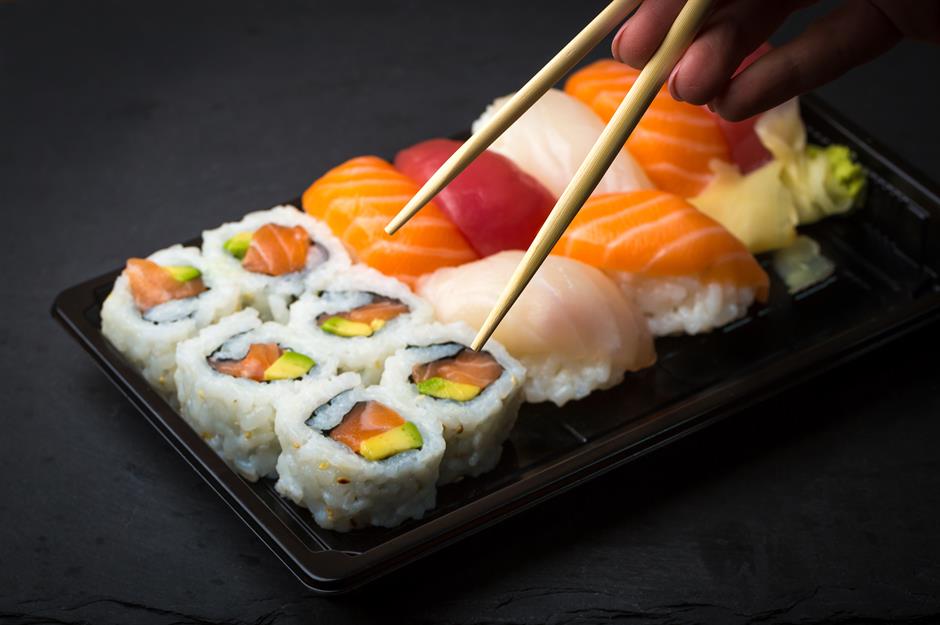 First UK supermarket to sell sushi