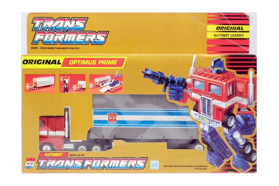 1991 – Hasbro Transformers Optimus Prime action figure: $8,000 (£9k)