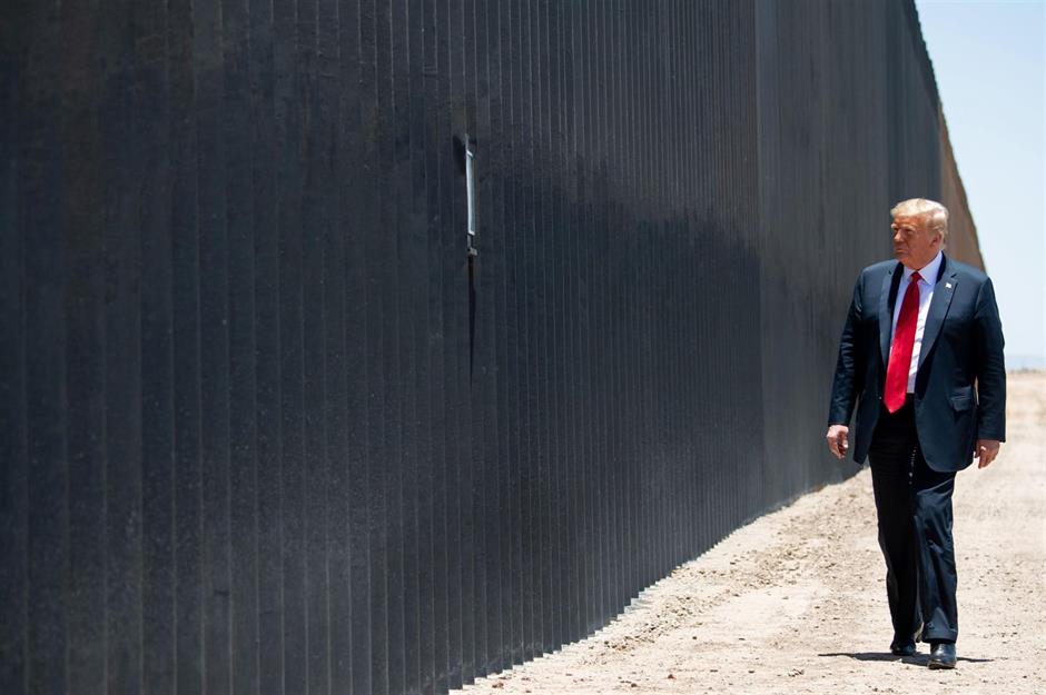 US: Mexico-US border wall – $15 billion (£10.8bn)