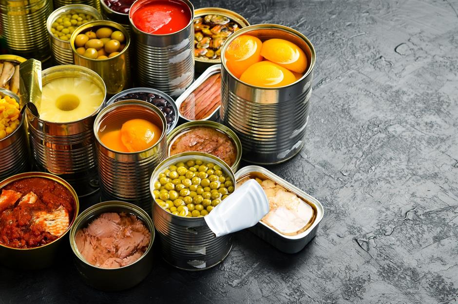 Canned food (in the can)