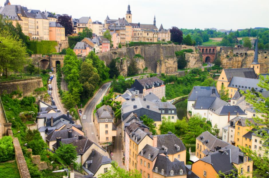 17th most happy: Luxembourg