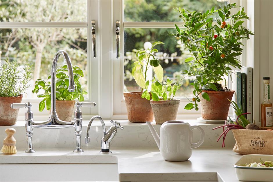 Churchgate Wall Mounted Kitchen Shelf with Hooks