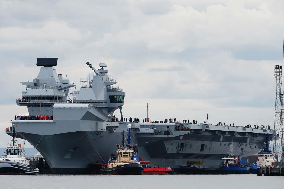 UK navy aircraft carriers, cost: $7.5 billion (£6.2bn)