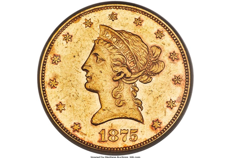 1875 $10 Liberty: $1.02 million