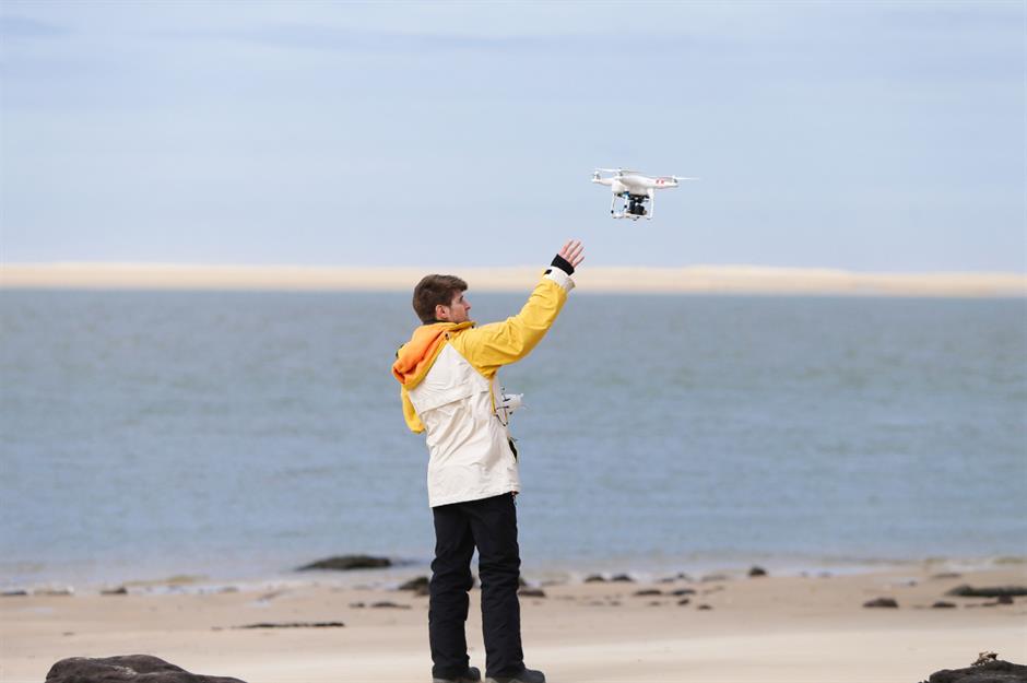 Drone duty: mapping the coastline