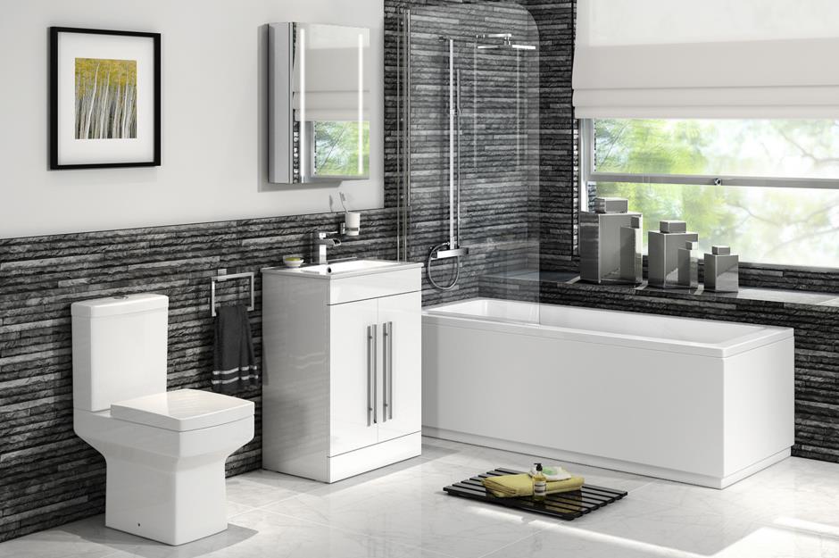 How to Design a Black and White Bathroom that Isn't Boring