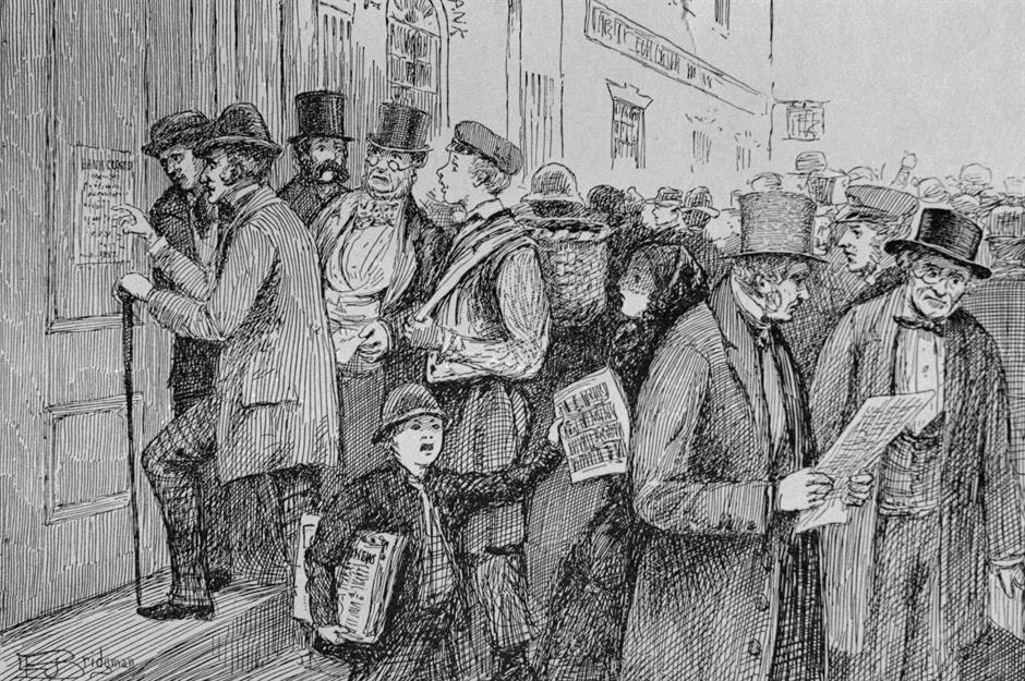 8. Panic of 1857 recession 