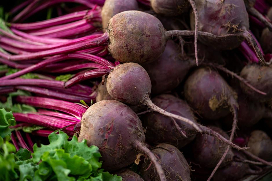 Prince Louis: beetroot