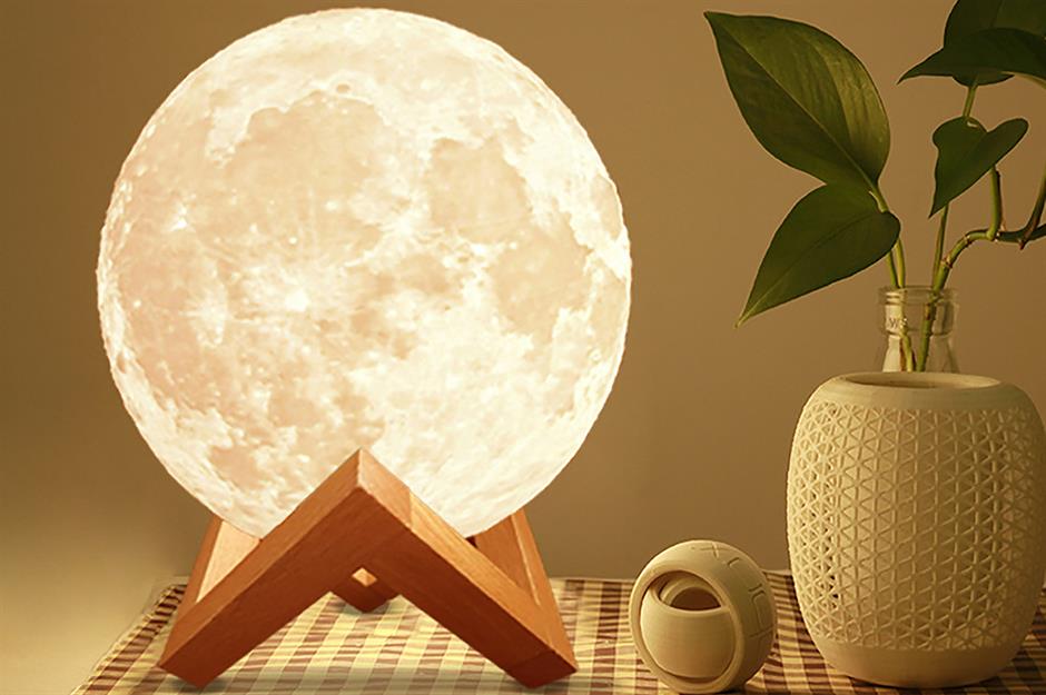 Bring in a moon lamp