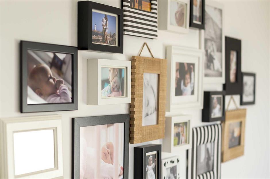 Zu viele Bilder an der Wand