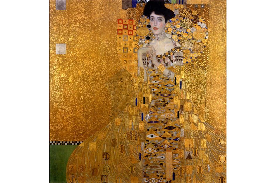 Klimt's Portrait of Adele Bloch-Bauer I, value: $150 million (£116m)