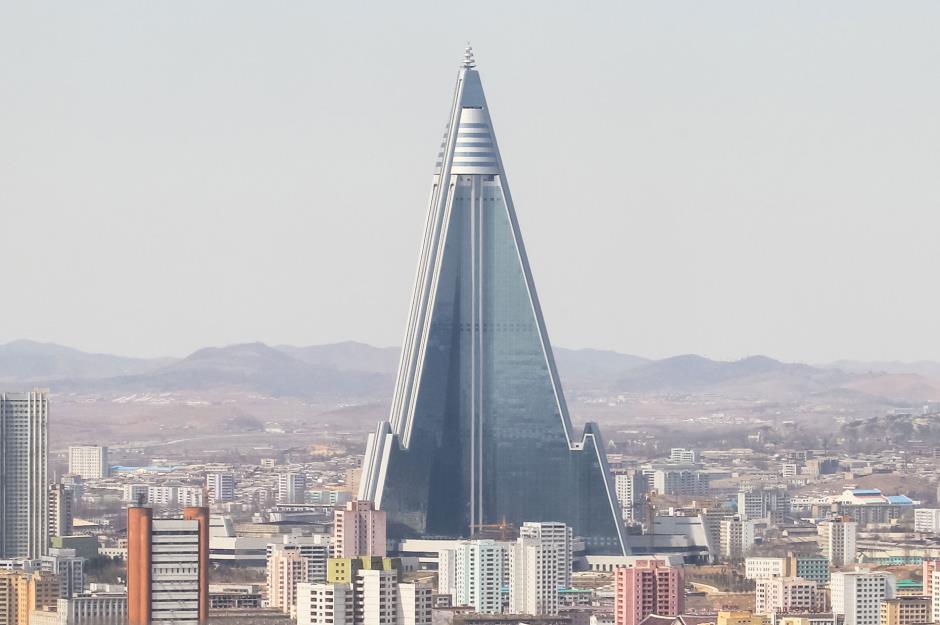 Pyongyang's iconic pyramid skyscraper is still unfinished 
