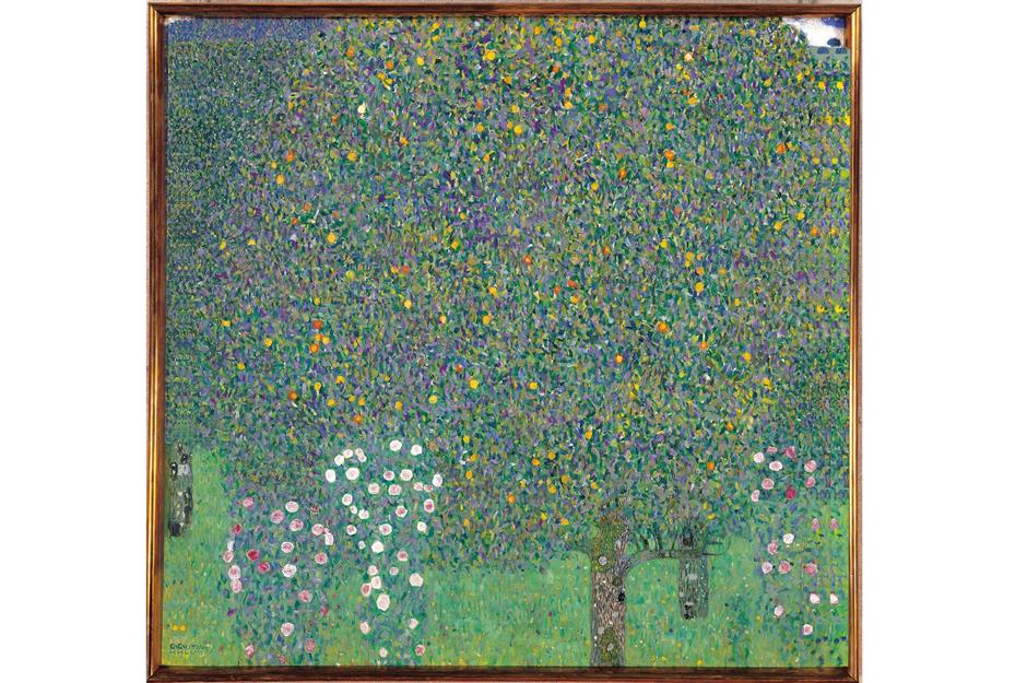 Rosiers sous les Arbres by Gustav Klimt