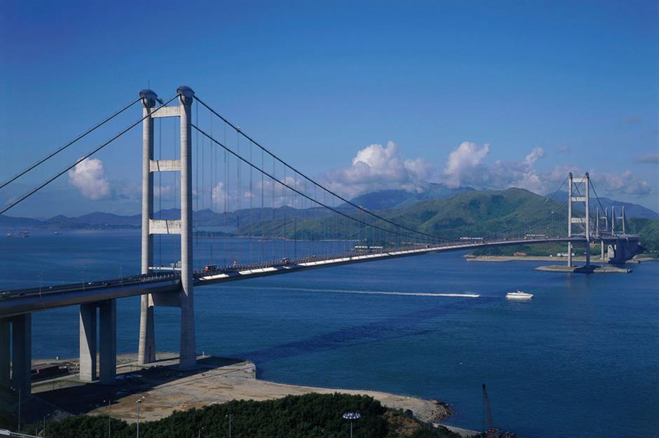 Tsing Ma Bridge, Hong Kong: $1.3 billion (£1bn)