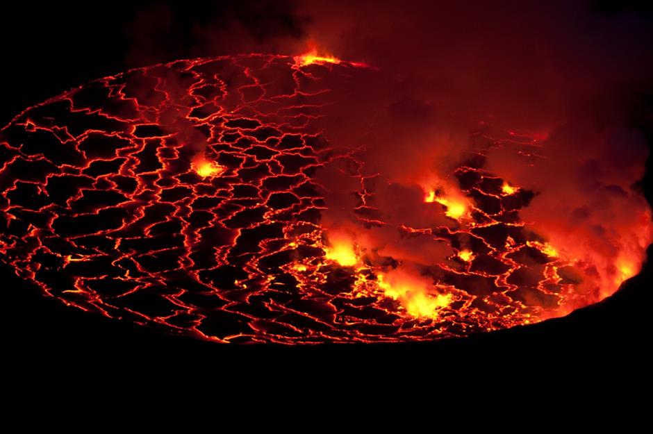 Mount Nyiragongo, Virunga National Park, the Democratic Republic of the Congo 