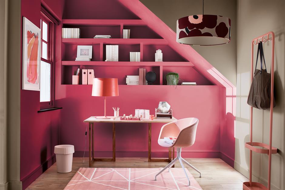 Pretty in pink home decor
