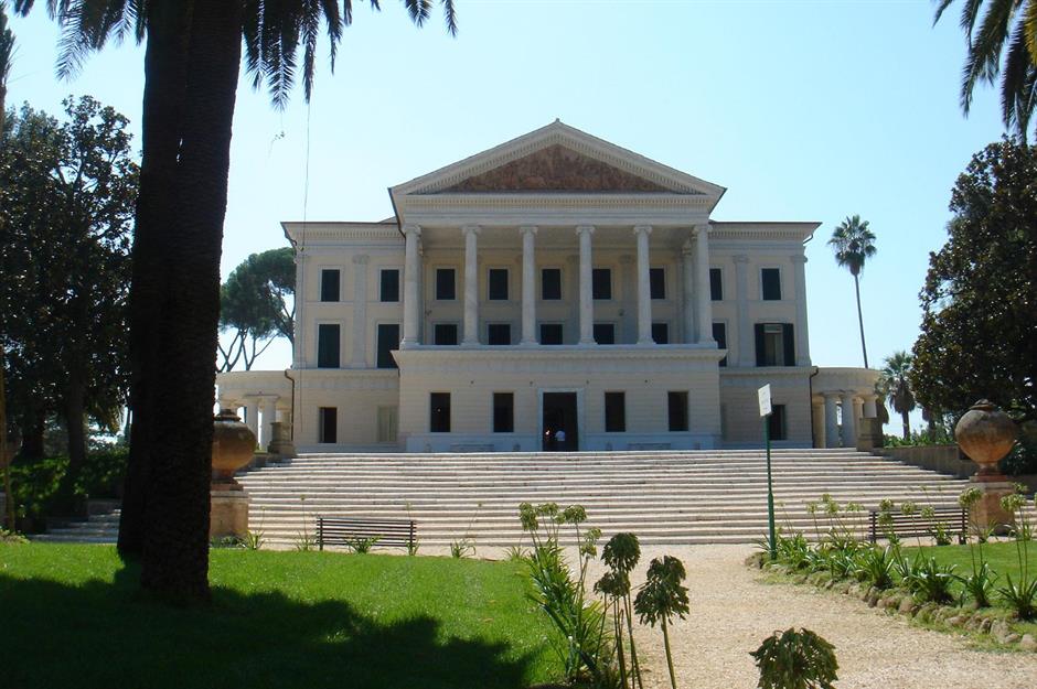 Benito Mussolinis Villa, Rom, Italien