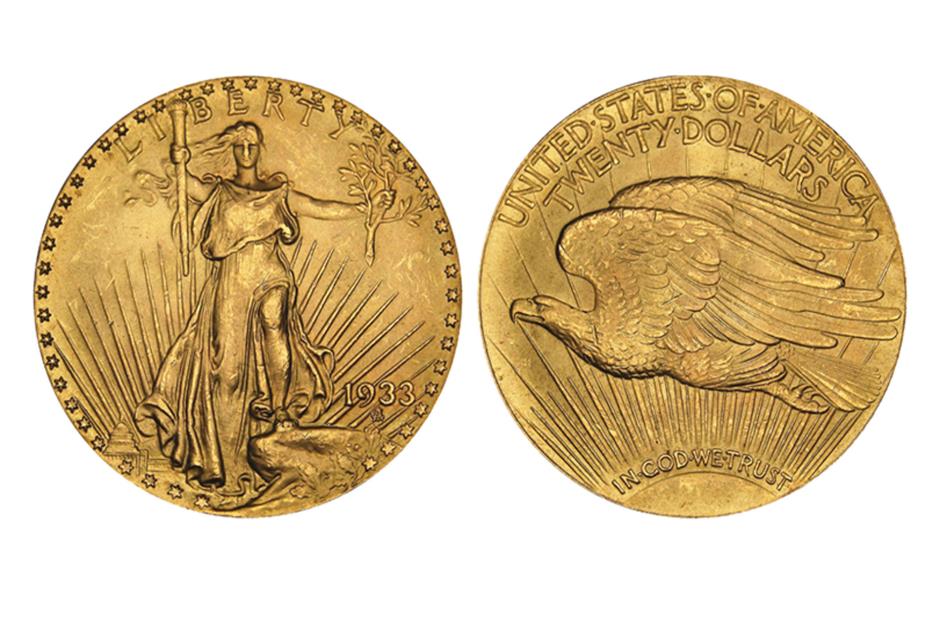 1933 Saint-Gaudens Double Eagle, USA: $7,590,020 (£6.2m)