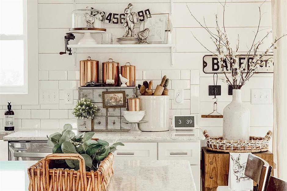 modern farmhouse kitchen wall decor ideas