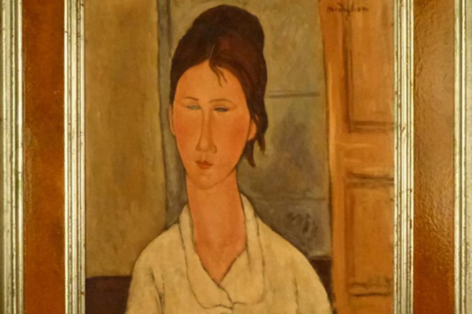 Elmyr de Hory's Portrait of a woman in the style of Amedeo Modigliani