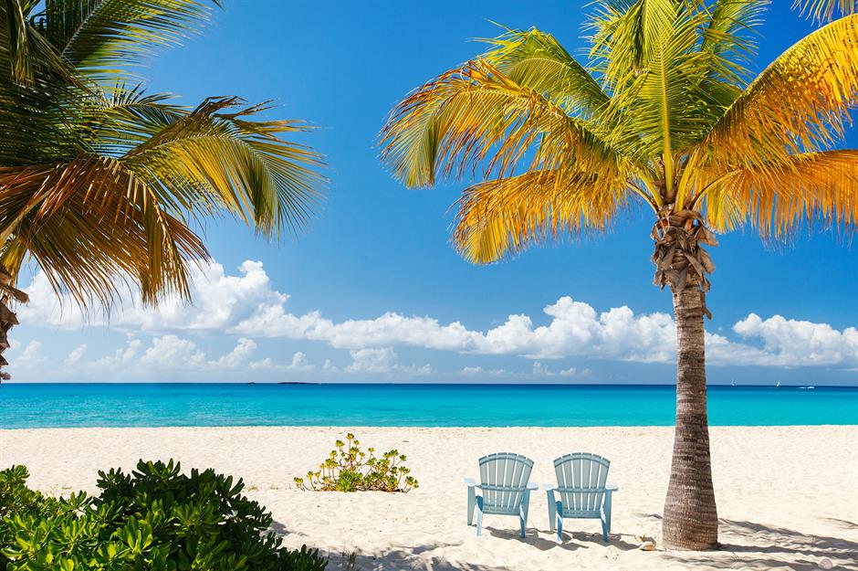 Anguilla, Caribbean (3,000 hours of sunshine)