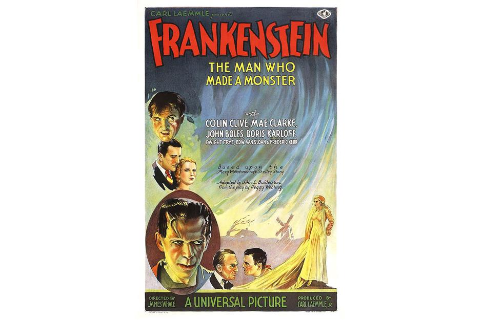 =12. Frankenstein (American poster, 1931): $312,000 ($327k/£245k today)