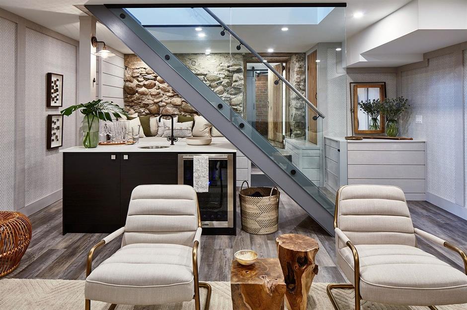 modern basement design gallery