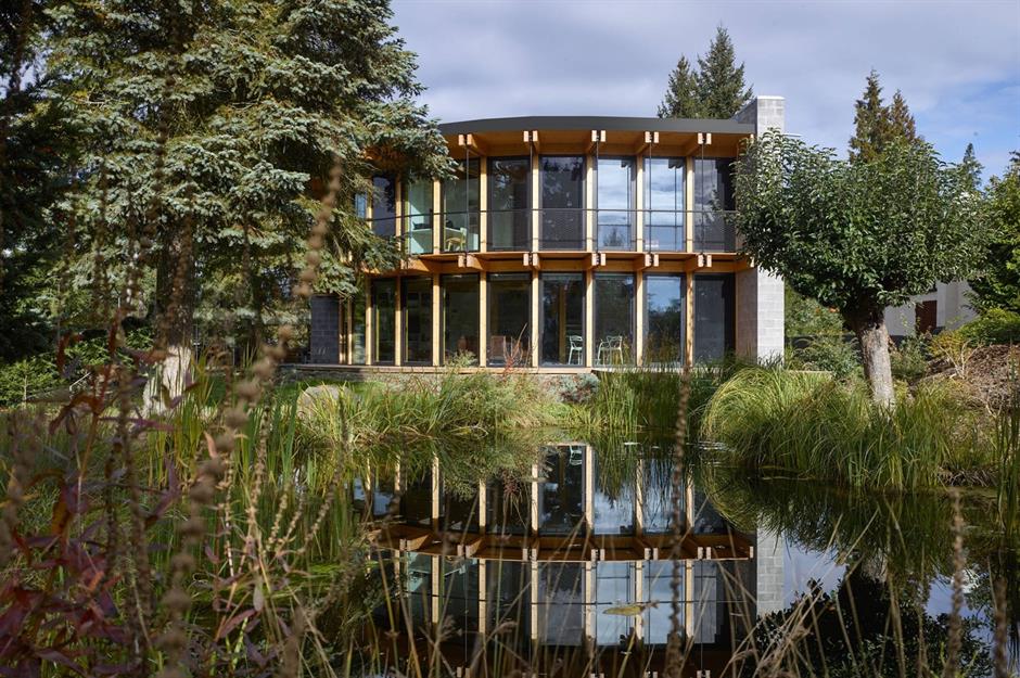 House Tour: A Giant Wooden Egg-Shaped Home in the UK