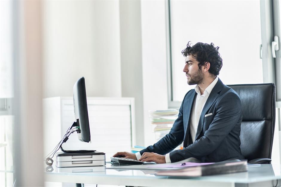 Tip: Sit at a desk