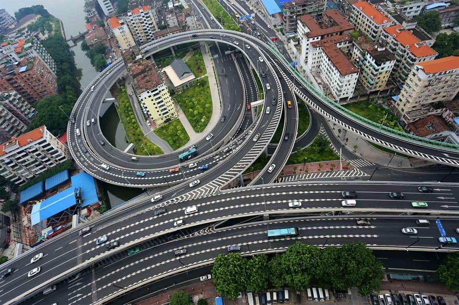 Häuserblockbewohner gegen die Regierung von Guangzhou