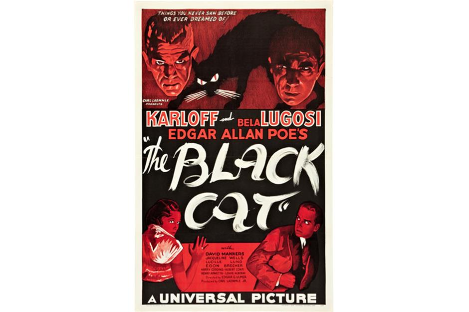 The Black Cat (American poster, 1934): $334,600 (£117.3k)