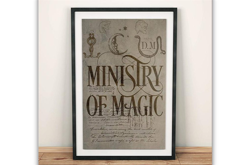 Poster Store - A magical little home office where one can sit undisturbed  and study those fascinating muggles⚡ Find more Harry Potter inspired  posters at posterstore.com/shop ​• • • From left: Forbidden