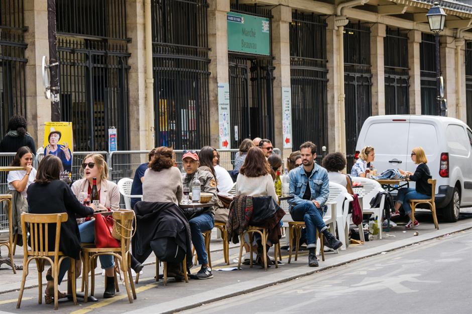 Paris, France: Café culture takes over the streets