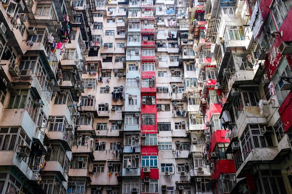 Mini-Unterkünfte in Hongkong in Bildern