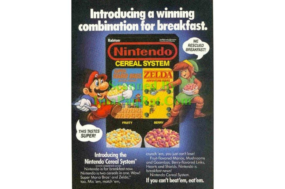 Old cereal boxes