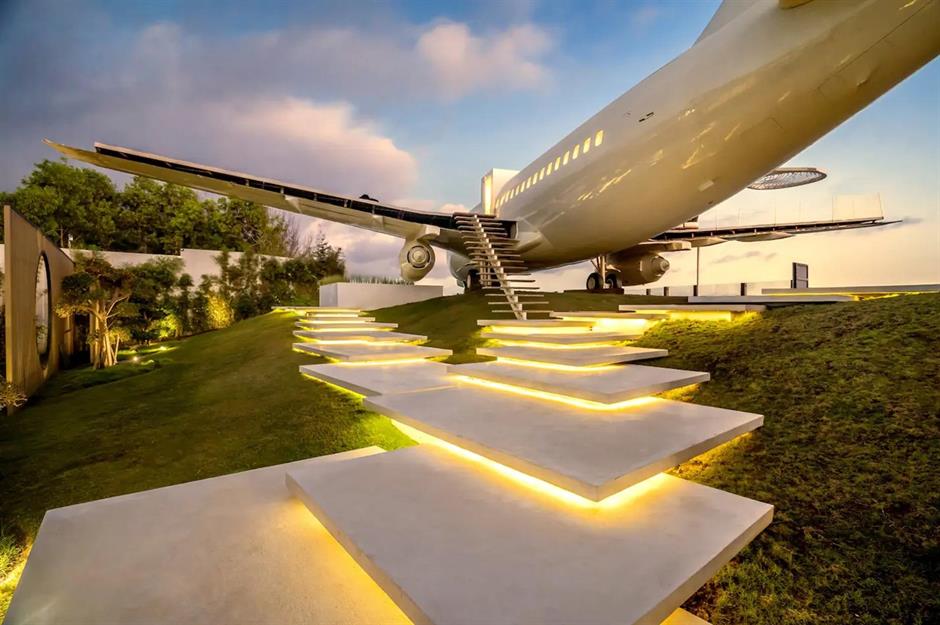 Acht coole Flugzeughäuser und -Airbnbs