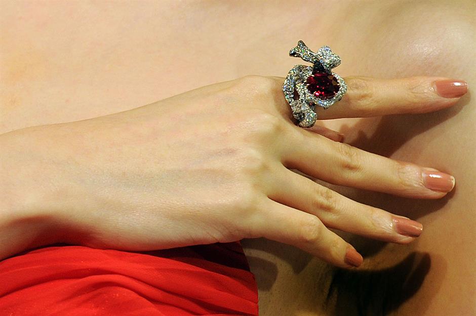 Burmese pigeon blood rubies
