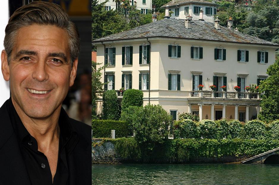 Image result for george clooney lake como house