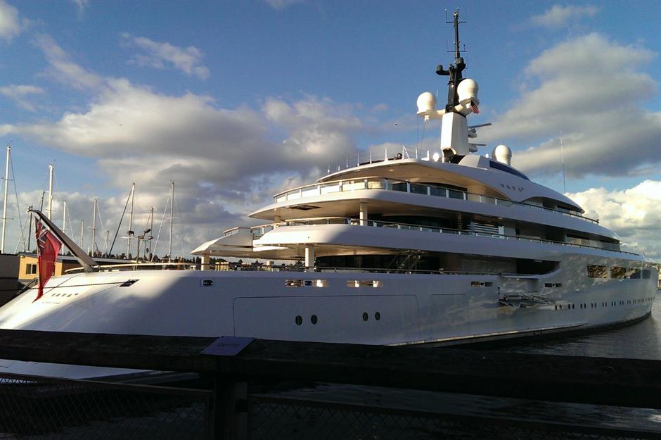 Billionaire yachts, cars, planes and trains