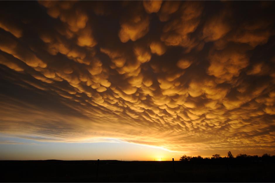 Mammatus clouds, Valentine, Nebraska
