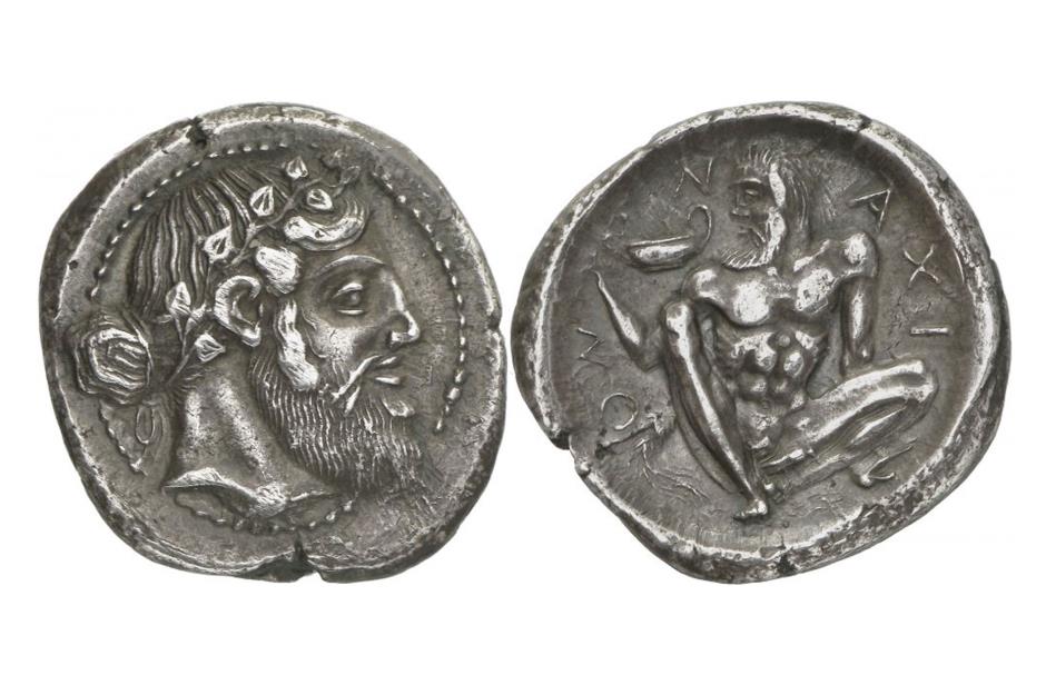 460 BC Silver Tetradrachm of Naxos, Ancient Greece: $850,000 (£691k)
